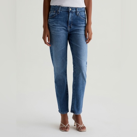 AG Denim blue Ex-Boyfriend AG-Ed™ Slouchy Slim ankle jeans - size 30 W 28 L NWOT - Picture 2 of 8